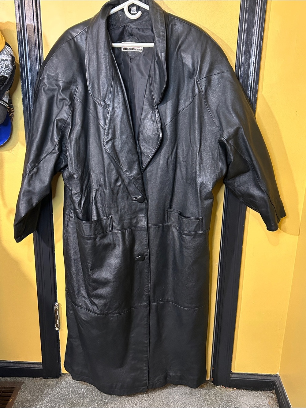 Vintage Diana Marco Leather Coat